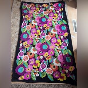 Vera Bradley Colorful Floral Blanket